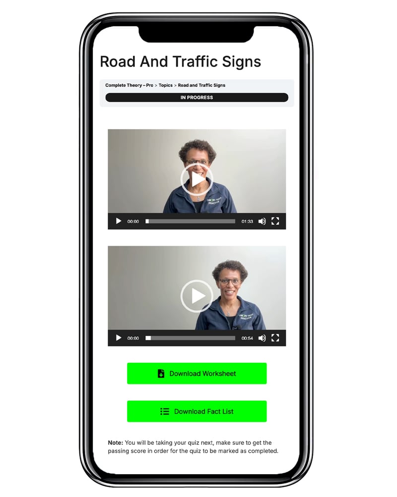 theory test practice - iphone theory test practice - iphone